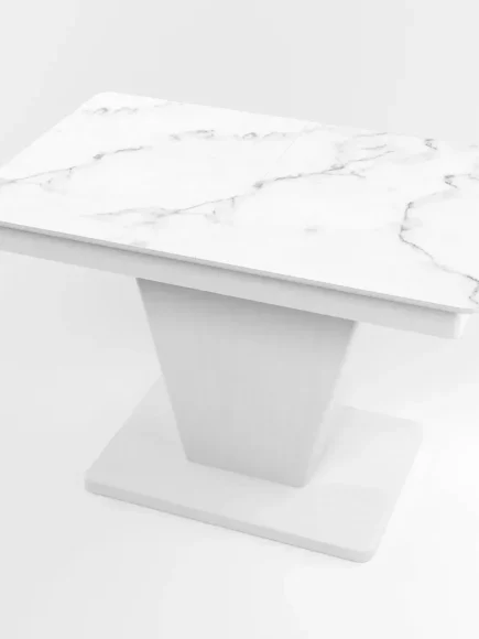 Обідній розкладний стіл Slide білий white/21 "Д"
