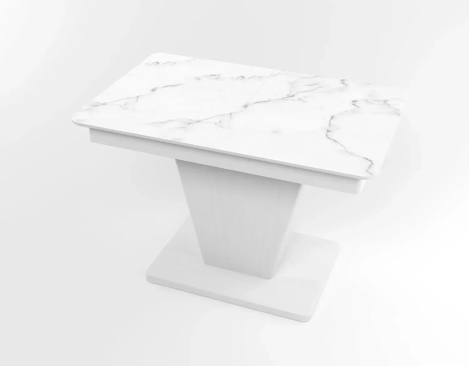 Обідній розкладний стіл Slide білий white/21 "Д"